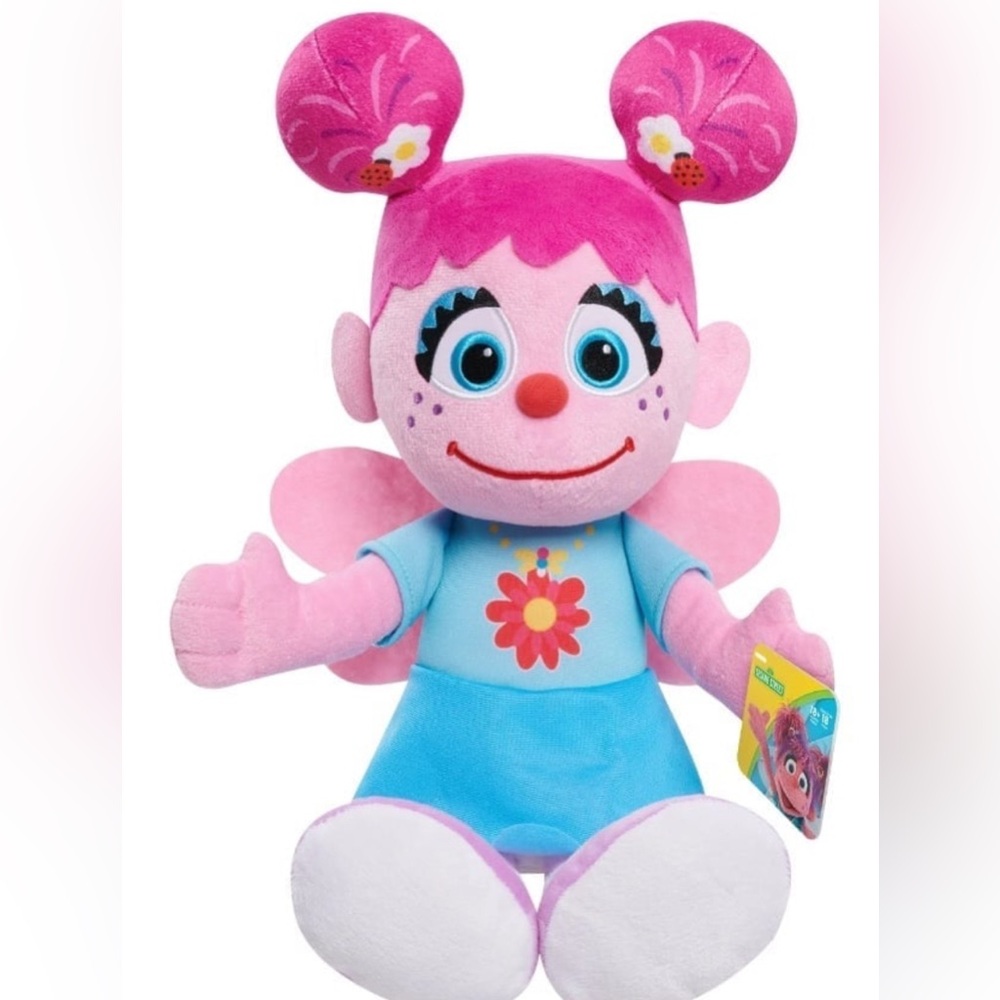 New- Sesame Street Large Plush Abby Cadabby, Kids Toys for Ages 18 month